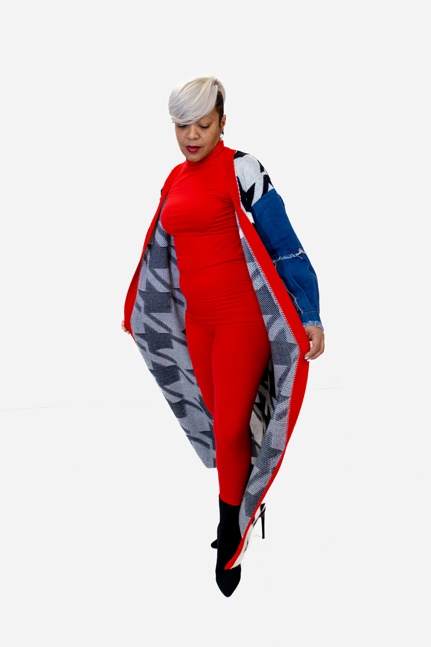 Houndstooth Cardigan