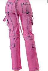 Curvy Cargo Pocket Denim Pant