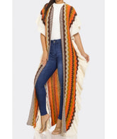 Open Poncho Cardigan