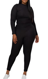 Curvy Mock Neck Curvy Set