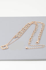 Gold Clover Layering Necklace