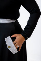 Black and White Skirt Set