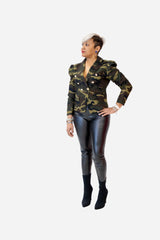 Black Faux Leather Legging