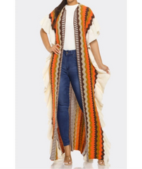 Open Poncho Cardigan