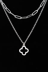 Gold Clover Layering Necklace